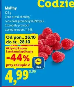Lidl Maliny oferta
