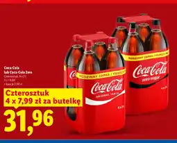 Lidl Napój gazowany Coca-Cola Zero 4-pak oferta