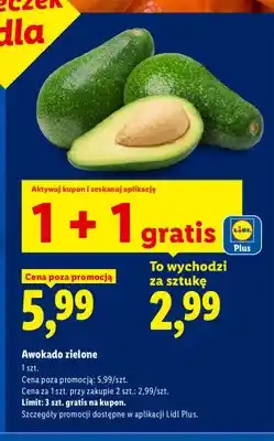 Lidl Awokado zielone oferta