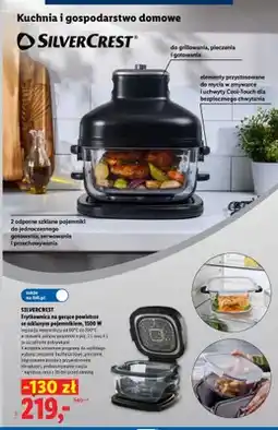 Lidl Frytkownica na gorące powietrze ze szklanym pojemnikiem Silvercrest oferta
