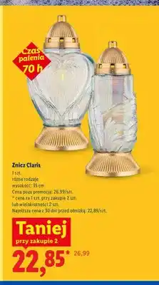 Lidl Znicz Claris oferta