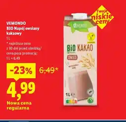 Lidl Napój owsiany kakaowy Vemondo oferta