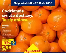 Lidl Mandarynki luzem oferta