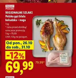 Lidl Polska gęś biała kołudzka - noga Regionalne Szlaki oferta