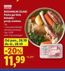 Lidl Polska gęś biała kołudzka - porcja rosołowa Regionalne Szlaki oferta