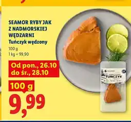 Lidl Tuńczyk wędzony Seamor Ryby jak z Nadmorskiej Wędzarni oferta