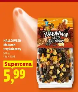 Lidl Makaron trzykolorowy Halloween oferta