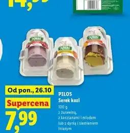 Lidl Serek kozi z żurawiną Pilos oferta