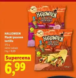 Lidl Placki pszenne tortilla Halloween oferta