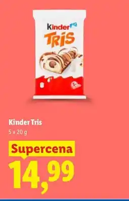 Lidl Kinder Tris 5-pak oferta