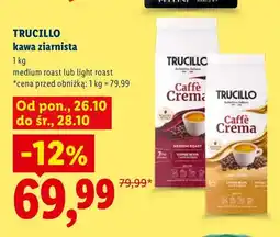 Lidl Kawa ziarnista Trucillo medium roast oferta