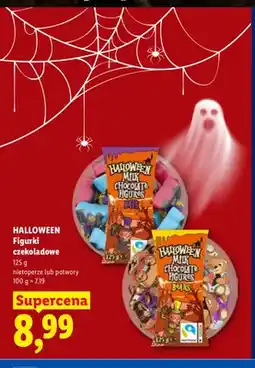 Lidl Figurki czekoladowe nietoperze Halloween oferta