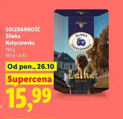 Lidl Śliwka Nałęczowska Solidarność oferta