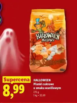 Lidl Pianki cukrowe o smaku waniliowym Halloween oferta