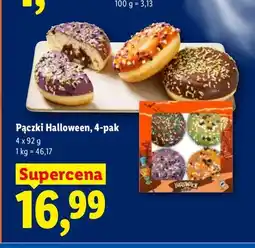 Lidl Pączki Halloween 4-pak oferta