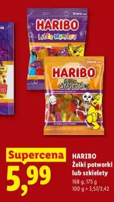 Lidl Żelki potworki Haribo oferta