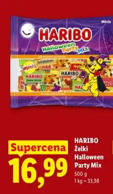 Lidl Żelki Halloween Party Mix Haribo oferta