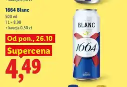 Lidl Piwo 1664 Blanc oferta