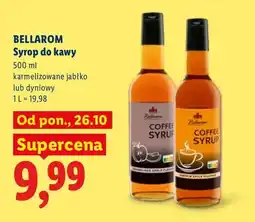 Lidl Syrop do kawy karmelizowane jabłko Bellarom oferta