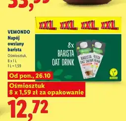 Lidl Napój owsiany barista 8-pak Vemondo oferta