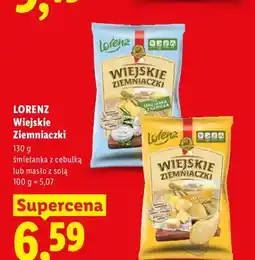 Lidl Wiejskie Ziemniaczki śmietanka z cebulką Lorenz oferta