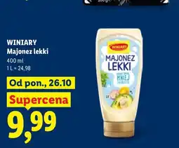 Lidl Majonez lekki Winiary oferta