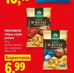 Lidl Chipsy w kotle prażone papryka czerwona Przysnacki oferta