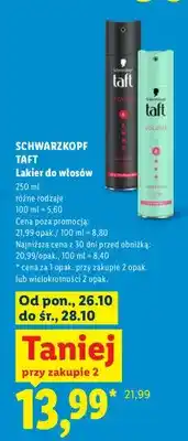 Lidl Lakier do włosów Power Schwarzkopf Taft oferta