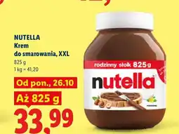 Lidl Krem do smarowania XXL Nutella oferta