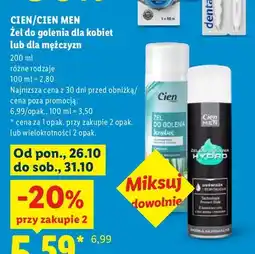 Lidl Żel do golenia dla kobiet Cien oferta