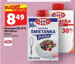 Topaz Śmietanka UHT Mlekovita 36% oferta