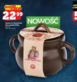 Topaz Smalec ze skwarkami Staropolski 350 g Agro Top oferta