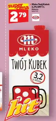 Topaz Mleko UHT Twój Kubek Mlekovita 3,2% oferta