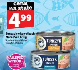 Topaz Tuńczyk w kawałkach w sosie własnym MareaSea oferta