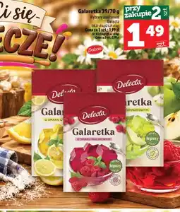 Topaz Galaretka o smaku malinowym Delecta oferta