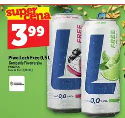 Topaz Piwo bezalkoholowe Lech lime mint oferta