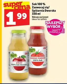 Topaz Sok tłoczony jabłko Zaowocuj się! 100% oferta