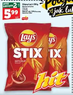 Topaz Chipsy Lay's Stix ketchup oferta