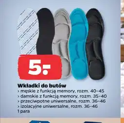 Netto Wkładki do butów przeciwpotne uniwersalne rozm. 36-46 oferta