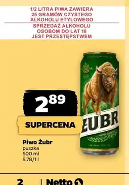 Netto Piwo Żubr oferta