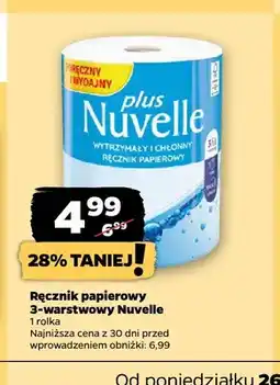 Netto Ręcznik papierowy 3-warstwowy Nuvelle oferta