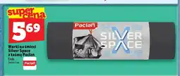 Topaz Worki na śmieci Silver Space z taśmą 60 l Paclan oferta