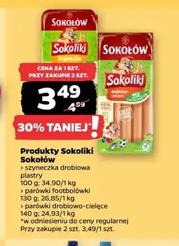 Netto Szyneczka drobiowa w plastrach Sokoliki Sokołów oferta