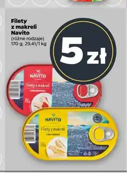 Netto Filety z makreli w oleju Navito oferta