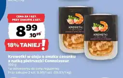 Netto Krewetki w oleju o smaku czosnku z natką pietruszki Connoisseur oferta