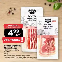 Netto Boczek wędzony Mistrz Rohus surowy oferta