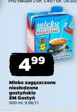 Netto Mleko zagęszczone niesłodzone gostyńskie SM Gostyń oferta
