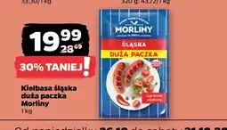 Netto Kiełbasa śląska duża paczka Morliny oferta