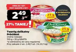 Netto Twaróg delikatny Président oferta