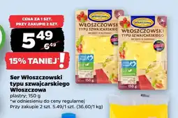 Netto Ser Włoszczowski typu szwajcarskiego w plastrach Włoszczowa oferta